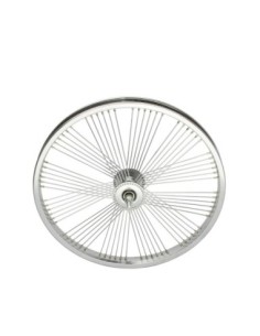 20 Fan Steel Front Wheel 72 Spoke 14g UCP 3/8 Axle Single...